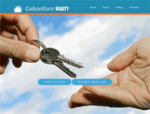 Tablet Screenshot of caboolturerealty.com.au